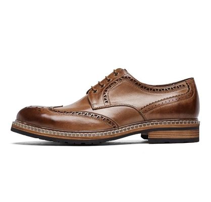 Calzado de novia de hombre de cuero original Calzado de cuero casual de hombre hecho a mano
