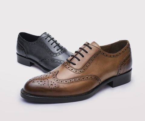 Negocios, zapatos de cordón, zapatos de marca de cuero suave, zapatos de fiesta para hombres.