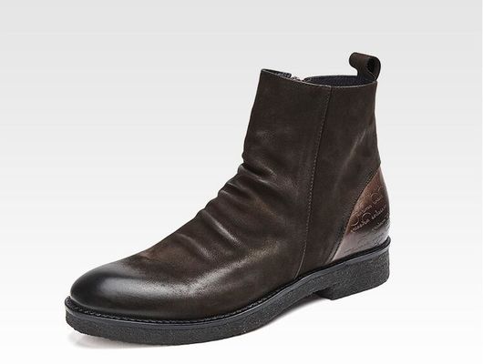 Botas de cuero de Goodyear, botas de cuero de hombre retro, botas de Chelsea