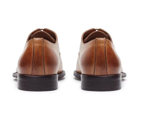 Empresarial / de la boda de los hombres de vestidos de zapatos de buey de cuero genuino de encaje hasta Brogues
