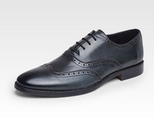 Sapatos personalizados de vestido de novia para hombres hechos a mano de cuero de grano completo
