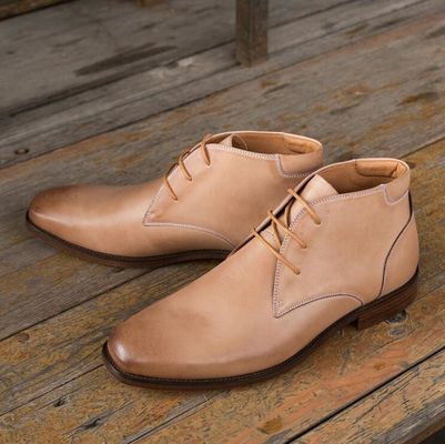 Chukka Suede De Cuero Para Hombres De Cuero Casual Calzado Marrón Para Hombres Pantalones De Pantalón
