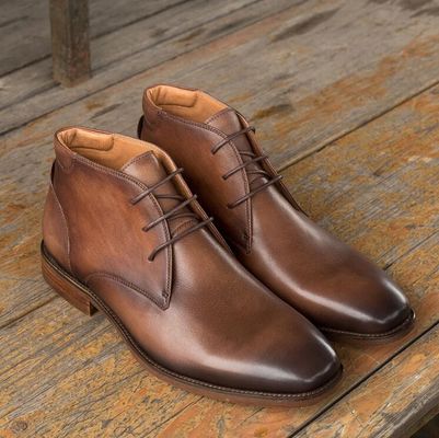 Chukka Suede De Cuero Para Hombres De Cuero Casual Calzado Marrón Para Hombres Pantalones De Pantalón