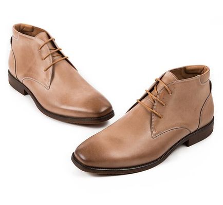 Chukka Suede De Cuero Para Hombres De Cuero Casual Calzado Marrón Para Hombres Pantalones De Pantalón