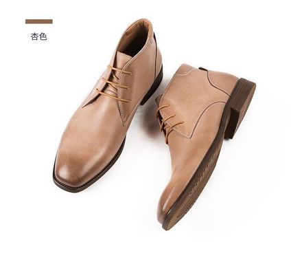 Chukka Suede De Cuero Para Hombres De Cuero Casual Calzado Marrón Para Hombres Pantalones De Pantalón