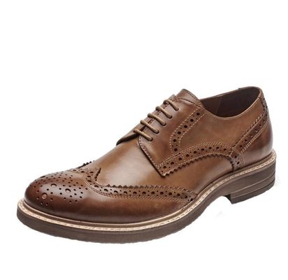 Hombre hecho a mano, calzado de cuero, zapatos de corte, zapatos de corte, zapatos de corte.