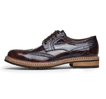 Moda diseñador italiano hombre vestido formal zapatos de cuero genuino zapatos de boda de lujo