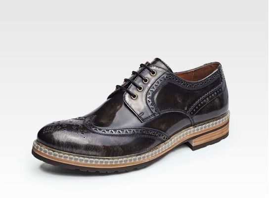 Moda diseñador italiano hombre vestido formal zapatos de cuero genuino zapatos de boda de lujo