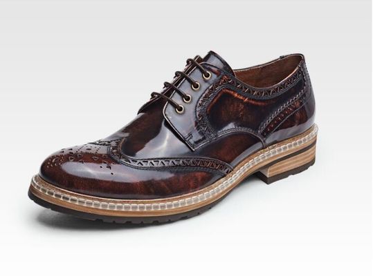 Moda diseñador italiano hombre vestido formal zapatos de cuero genuino zapatos de boda de lujo
