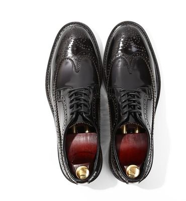 Marca italiana hombre zapatos de cuero zapatos planos zapatos negros zapatos de zapatilla