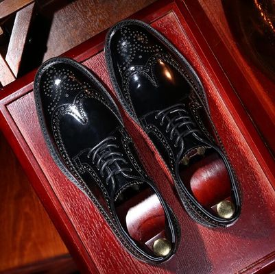 Marca italiana hombre zapatos de cuero zapatos planos zapatos negros zapatos de zapatilla