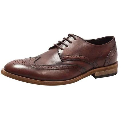 Zapatos de cuero genuino, de hombre negro, zapatos de Oxford, zapatos clásicos, zapatos con cordones.