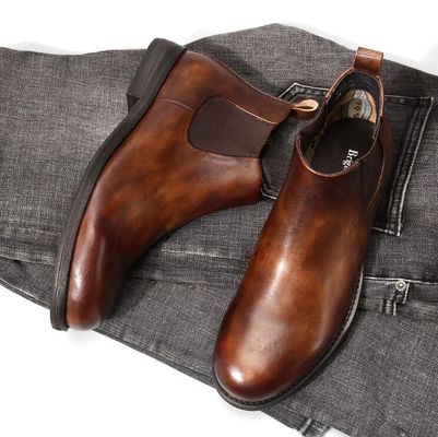 Flats de moda hombre zapatos de cuero negro zapatos de vestir de Oxford hueco respirado