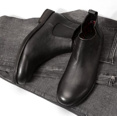 Flats de moda hombre zapatos de cuero negro zapatos de vestir de Oxford hueco respirado