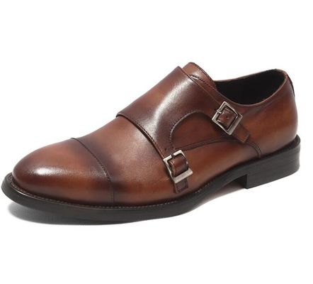 Clásico hombre zapatos con cordones para la boda, zapatos redondos para hombres zapatos negros de Derby