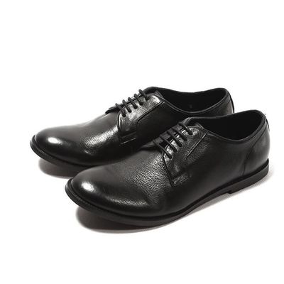 Sapatos de monje con correa marrón / negro, zapatos de hombre con hebilla de boda.