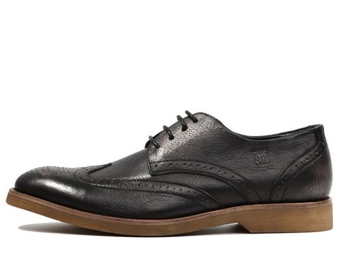 Confortables zapatos de cuero para hombres, zapatos de suela suave para adultos.