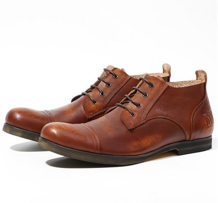 OEM Mens Casual Lace Up zapatos cómodos y transpirables zapatos de conducción planos
