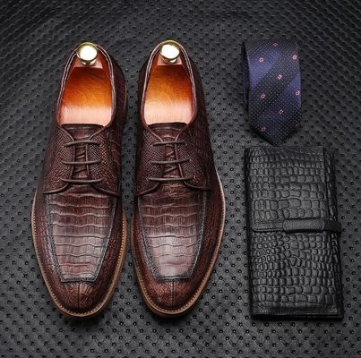 Zapatos de cuero de hombre, zapatos de doble hebilla hechos a mano.