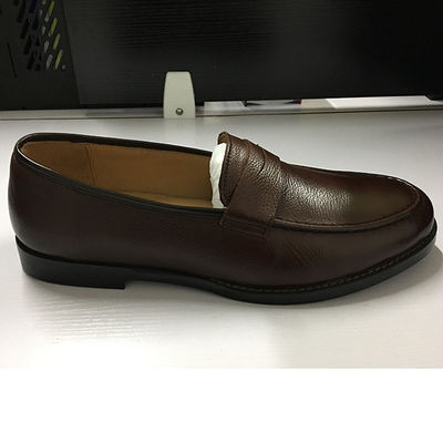 Loafers de cuero para hombres de OEM personalizado Loafers de cuero de grano superior de Venecia