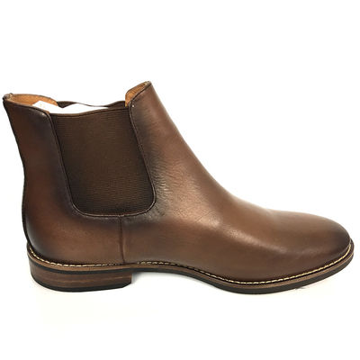 Botas de vaquero de dedos redondos para hombres, botas de invierno impermeables Martin