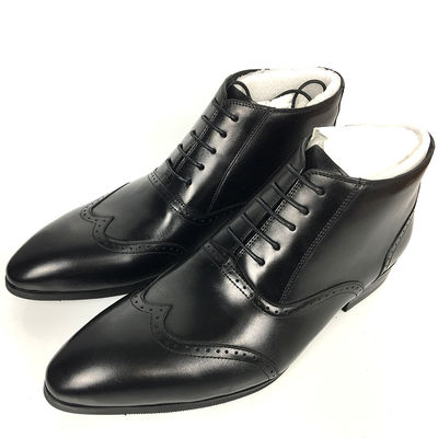 Cerraduras de cuero auténtico Invierno Botas de hombre de nieve Antiskid Sola de caucho Diseño único