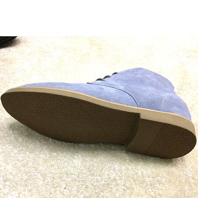 Hombres de moda botas de cuero para hombres, botas de tobillo TPR cualquier logotipo / cualquier diseño