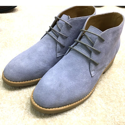 Hombres de moda botas de cuero para hombres, botas de tobillo TPR cualquier logotipo / cualquier diseño