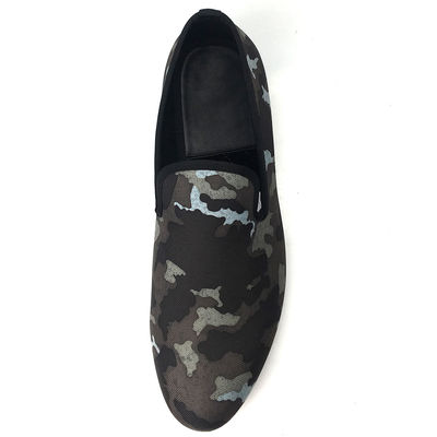 Mujeres bordadas zapatillas de lujo de piel de oveja zapatillas de vestir