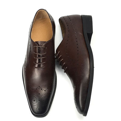 Colores a mano de cuero de ternero para hombres vestido formal zapatos estilo elegante
