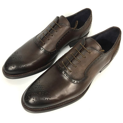 Hecho a medida zapatos de vestir para hombres de Goodyear estilo de moda zapatos de negocios de alta calidad