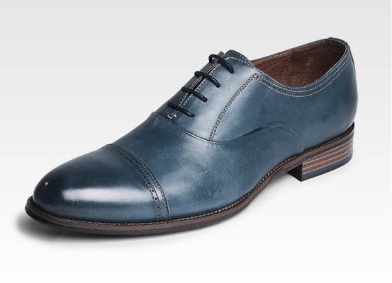 Durable 3cm talón hombre zapatos de vestir de cuero, zapatos de fiesta para hombres