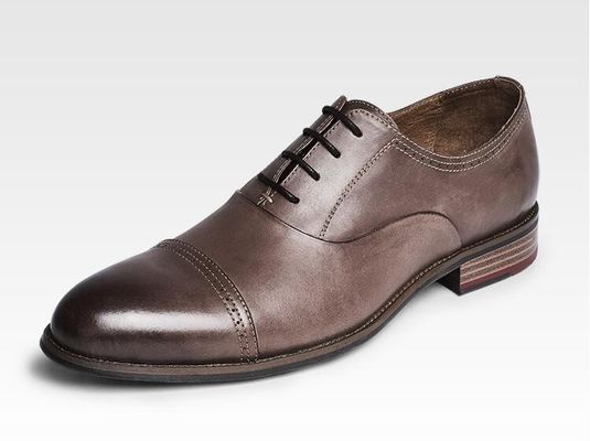 Durable 3cm talón hombre zapatos de vestir de cuero, zapatos de fiesta para hombres
