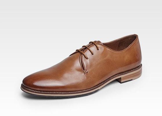 Calzado de vestir de cuero para hombre de Oxford con cuatro colores