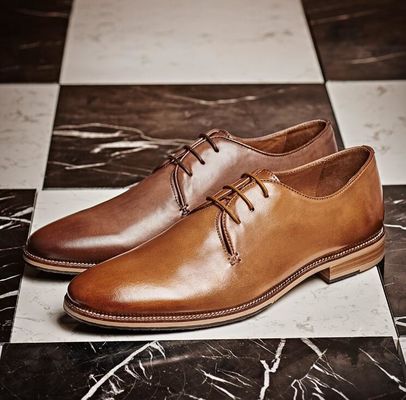 Calzado de vestir de cuero para hombre de Oxford con cuatro colores