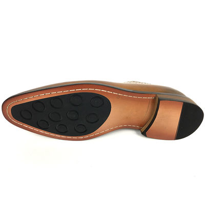 Inglaterra Estilo de moda hombres de oficina calzado Brogue de cuero formal con tamaño grande