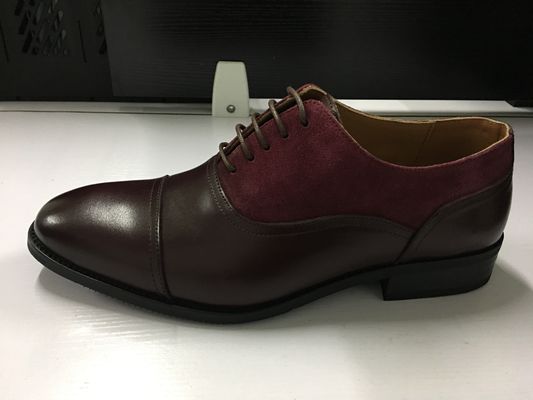 Hombres inteligentes vestidos de cuero vestidos de cuero zapatos Goodyear Welted hechos a pedido