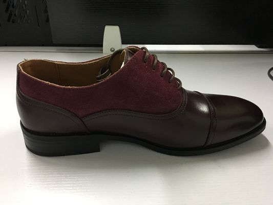 Hombres inteligentes vestidos de cuero vestidos de cuero zapatos Goodyear Welted hechos a pedido