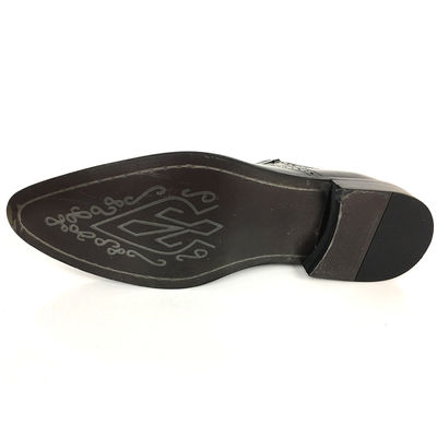 Hecho a medida, zapatos de traje de cuero para hombres Goodyear, zapatos de vestido de novia de diseñador italiano.