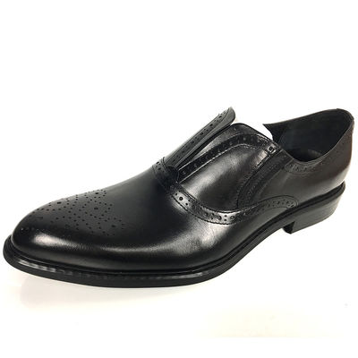 Hecho a medida, zapatos de traje de cuero para hombres Goodyear, zapatos de vestido de novia de diseñador italiano.