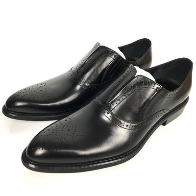 Hecho a medida, zapatos de traje de cuero para hombres Goodyear, zapatos de vestido de novia de diseñador italiano.
