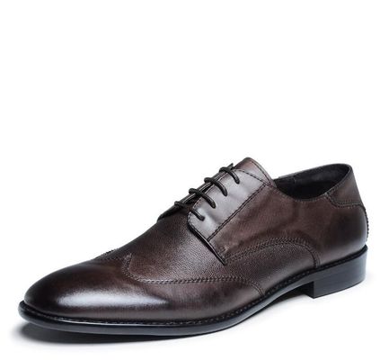 Italiano de diseño, zapatos de vestir de cuero, zapatos personalizados para hombres.