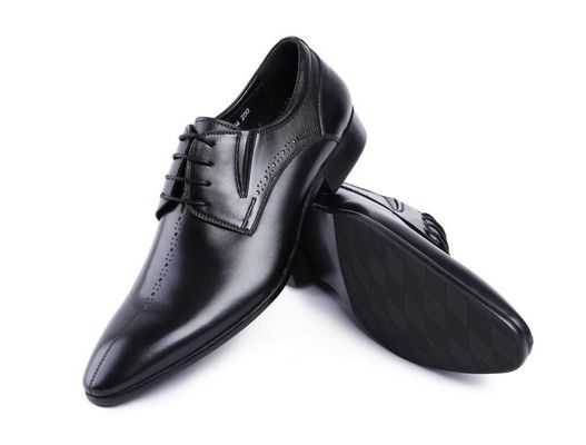 La marca Wingtip Oxford lujoso hombre zapatos de cuero vestido, zapatos de cuero genuino tallado
