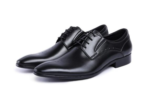 La marca Wingtip Oxford lujoso hombre zapatos de cuero vestido, zapatos de cuero genuino tallado