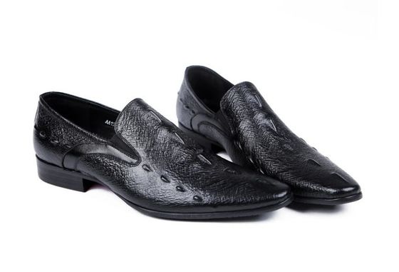Tamaño normal, calzado de vestir de cuero de hombre, zapatos de ocio con punta.