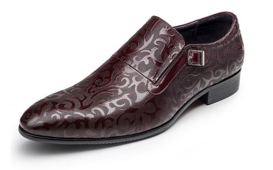 Zapatos de cuero para hombres de Python, zapatos de vestido clásicos con grabado de serpiente exótica.