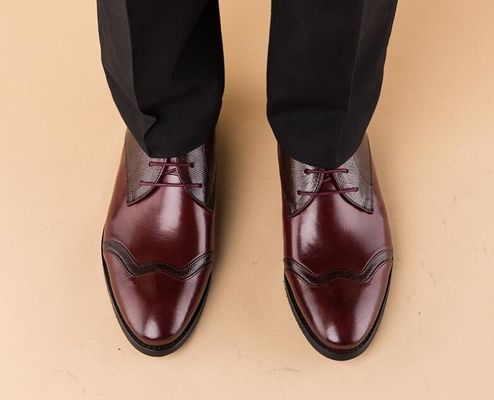 Hecho a mano, de cuero genuino, zapatos de vestir para hombres, zapatos de cuero casual para bodas o fiestas