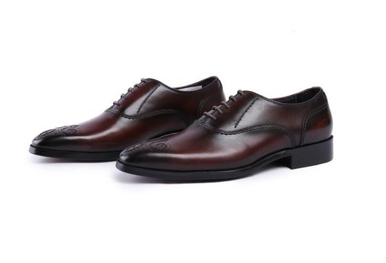Verdaderos zapatos de Derby de costura de piel para hombres, zapatos de Goodyear hechos a mano.