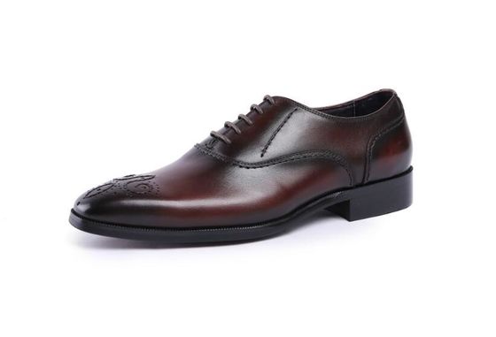 Verdaderos zapatos de Derby de costura de piel para hombres, zapatos de Goodyear hechos a mano.