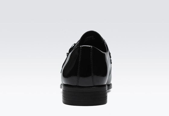Retro Brogue Hombres Ropa formal, zapatos de oficina Negro zapatos Oxford